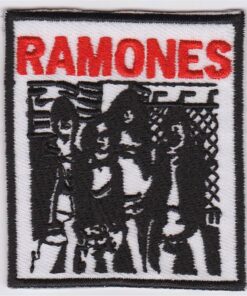 Ramones stoffen opstrijk patch