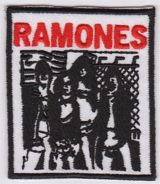 Ramones stoffen opstrijk patch