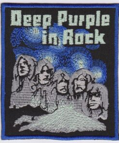 Deep Purple in Rock Applique Iron On Patch