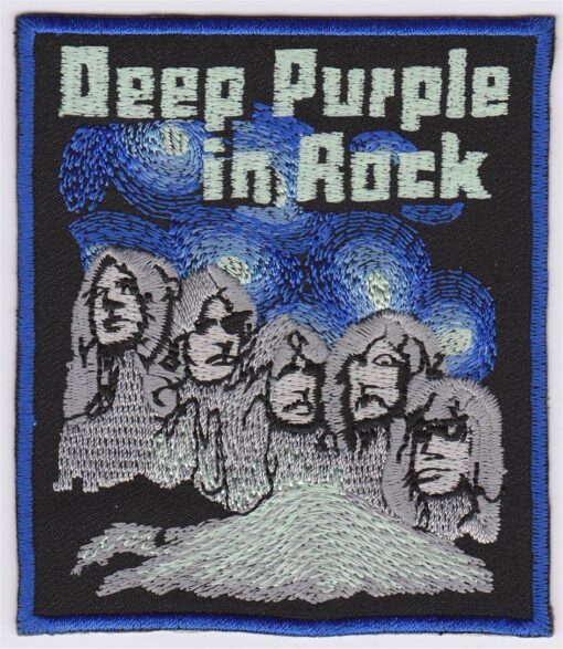 Deep Purple in Rock Applique Iron On Patch