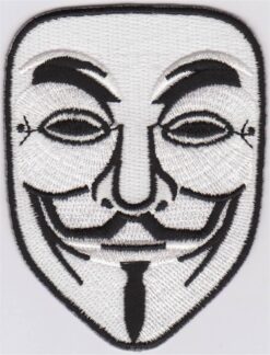 Anonymous stoffen opstrijk patch