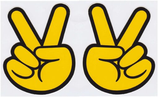 Peace sticker set