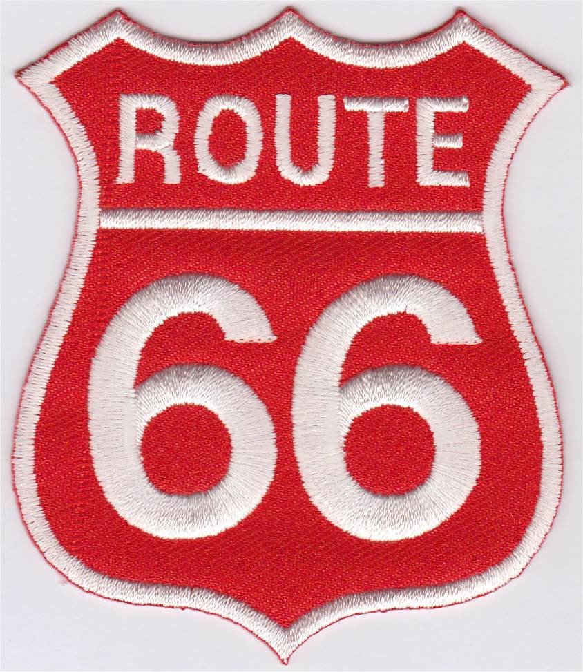 Route 66 stoffen Opstrijk patch