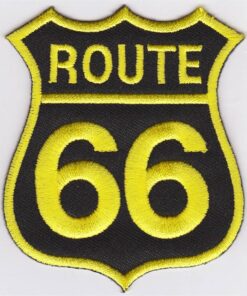 Route 66 Applique Fer Sur Patch