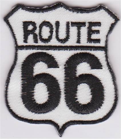 Route 66 Applique Fer Sur Patch