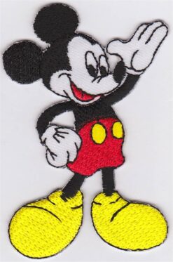 Mickey-Mouse-Applikation zum Aufbügeln