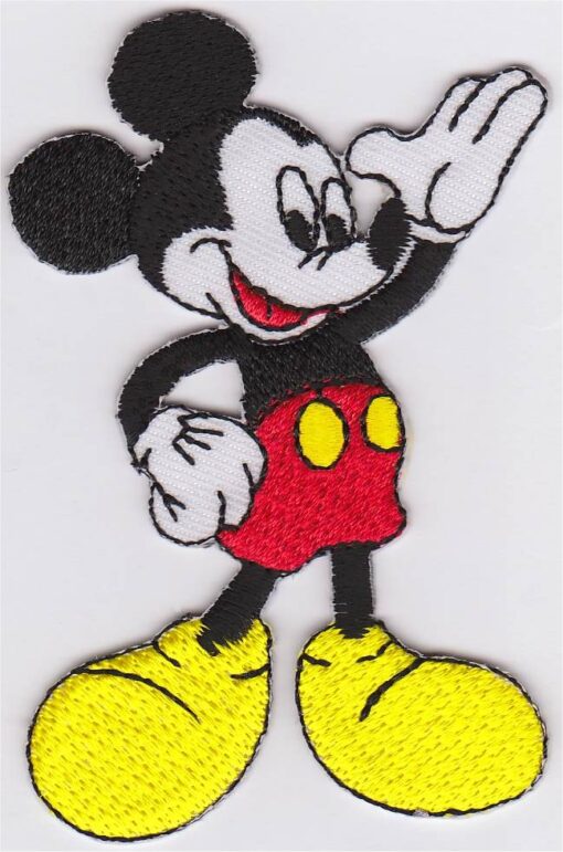 Mickey Mouse stoffen opstrijk patch