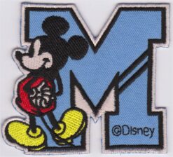 Mickey Mouse stoffen opstrijk patch