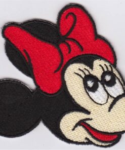 Minnie Mouse stoffen opstrijk patch