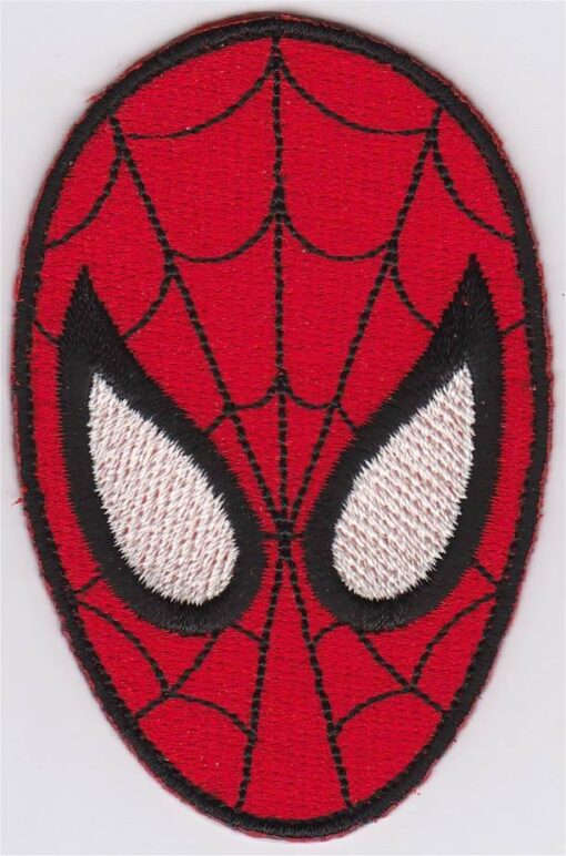 Spiderman stoffen opstrijk patch