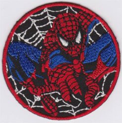 Spiderman stoffen opstrijk patch