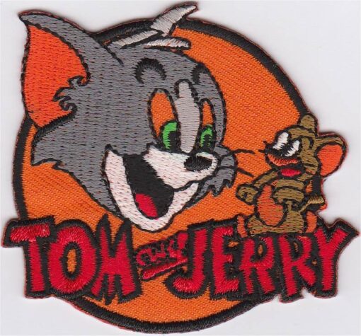 Tom and Jerry stoffen opstrijk patch