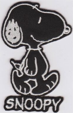 Snoopy stoffen opstrijk patch