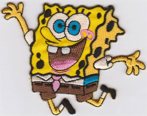 Patch thermocollant appliqué Bob l'éponge