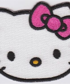 „Hello Kitty“-Aufnäher zum Aufbügeln