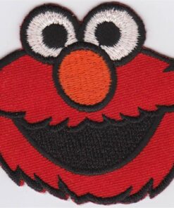 Elmo stoffen opstrijk patch