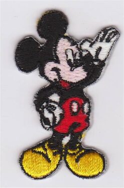 Mickey Mouse stoffen opstrijk patch
