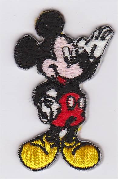 Mickey-Mouse-Applikation zum Aufbügeln