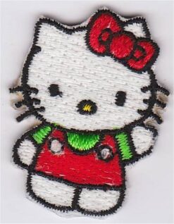 „Hello Kitty“-Aufnäher zum Aufbügeln