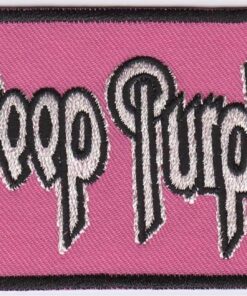 Deep Purple stoffen opstrijk patch