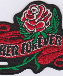 Biker Forever stoffen opstrijk patch