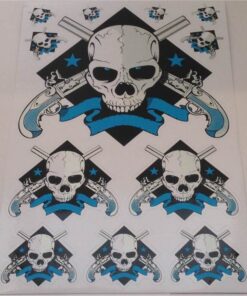 Doodshoofd Skull stickervel