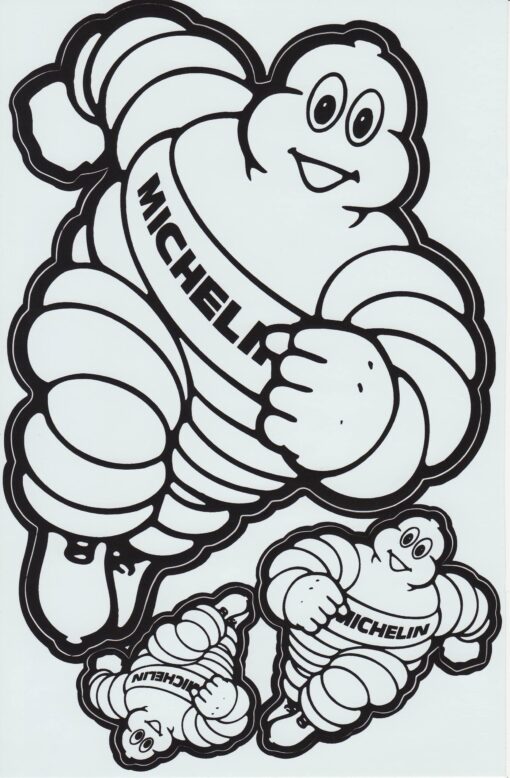 Michelin-Aufkleberblatt