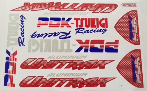 Aluminium Unitrak PDK-Tsukigi stickervel