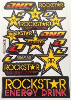Rockstar One Industies stickervel