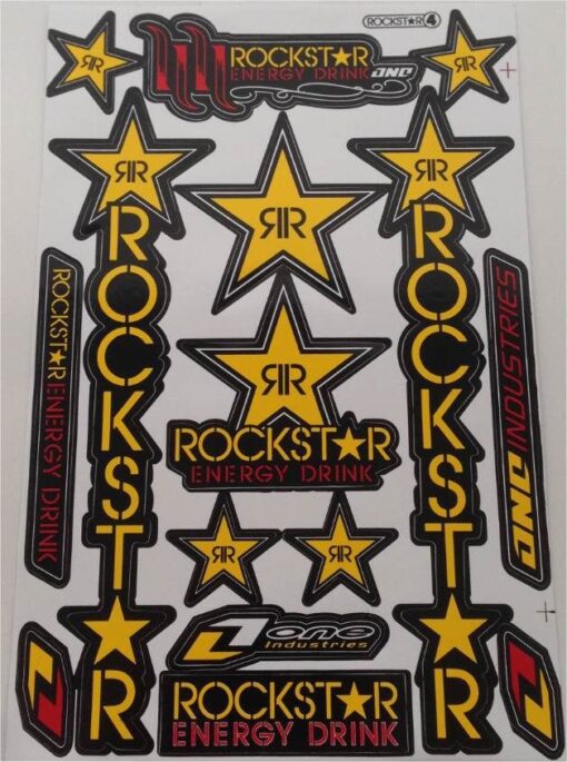 Rockstar Bourne stickervel