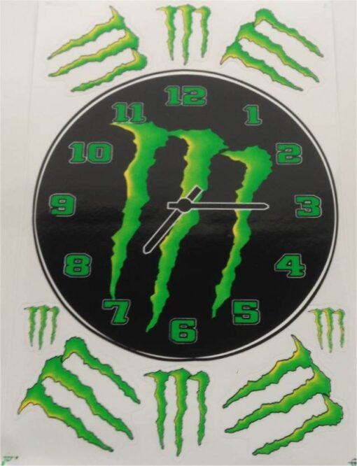 Feuille d'autocollants Monster Energy