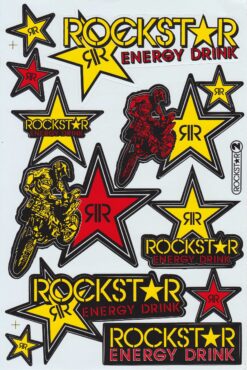Rockstar-Aufkleberbogen