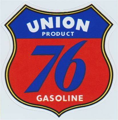 Union Product 76 Benzinaufkleber