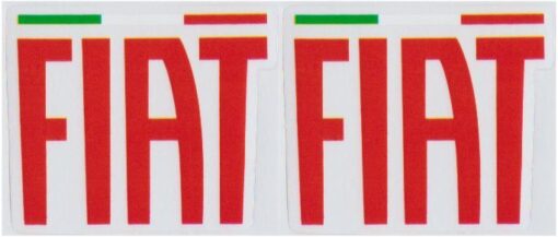 Fiat sticker set