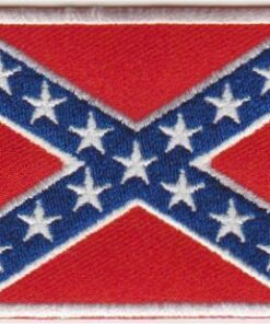 Rebel Flag Applique Iron On Patch