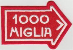 1000 Miglia stoffen opstrijk patch