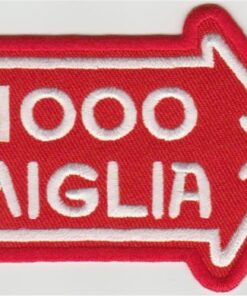 1000 Miglia Stoffaufnäher zum Aufbügeln