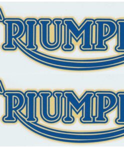 Triumph tank sticker set