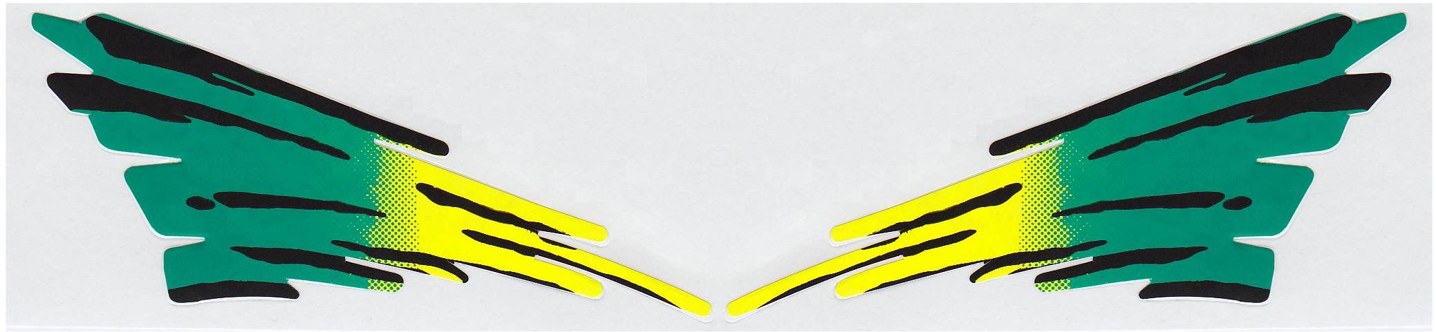 Tribal Race Strepen sticker set