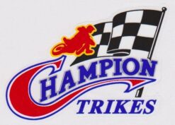 Sticker Champion Trikes