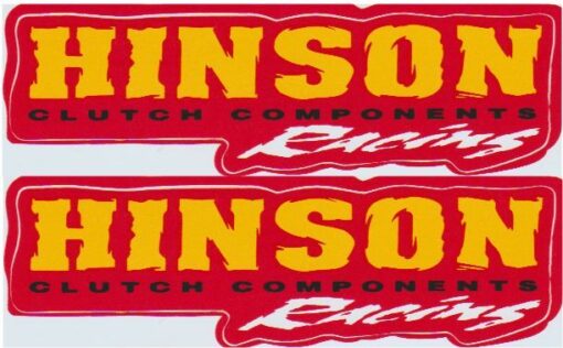 Hinson Racing-Aufkleberset