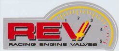 REV Racing Motorventilaufkleber