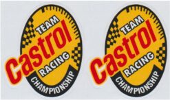 Team Castrol Racing sticker set