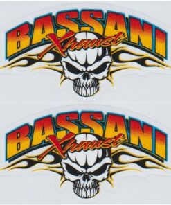 Ensemble d'autocollants Bassani Xhaust