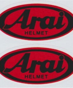 Ensemble d'autocollants pour casque Arai