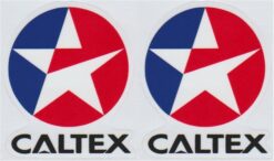 Caltex-Aufkleberset