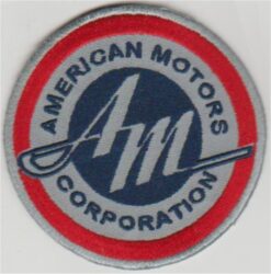AM American Motors Corp. Aufnäher aus Stoff zum Aufbügeln
