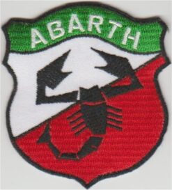 Fiat Abarth stoffen opstrijk patch