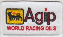 Agip World Racing Oils Applikation zum Aufbügeln