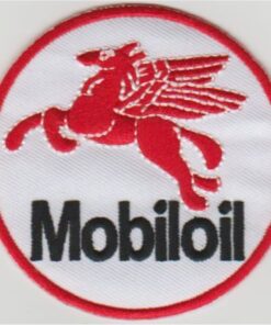 Mobiloil stoffen opstrijk patch